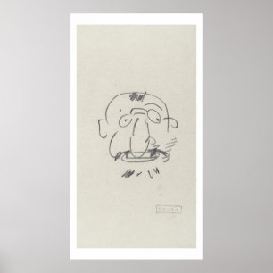 Gleichheit Lui-Meme (Bleistift Gebührnde Lautrec Poster