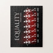 Gleichheit. 'Nuff sagte Puzzle (Vertikal)