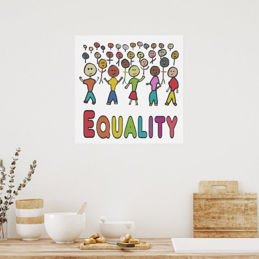 Gleichheit Poster (Küche)