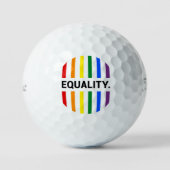 Gleichheit Pride Rainbow Golfball (Vorderseite)