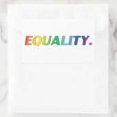 Gleichheit Regenbogenfarbenaufkleber - Aufkleber (Tasche)