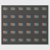 Gleichheit schadet keinem LGBT-Menschenrecht Geschenkpapier (Flach)