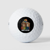 Gleichheit schadet keinem LGBTQ-Stolz auf die Mens Golfball (Vorderseite)