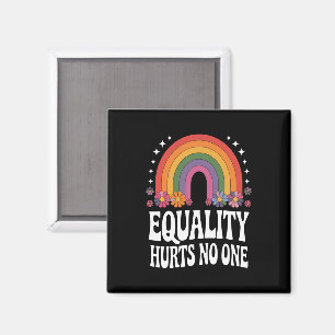 Gleichheit schadet niemandem Regenbogen Gleiche Re Magnet