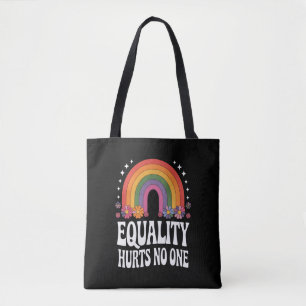 Gleichheit schadet niemandem Regenbogen Gleiche Re Tasche