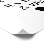 Gleichheit - Schwarz und Weiß Poster (Ecke)