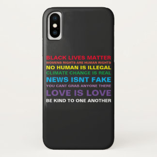 Gleichheit schwarze Leben Materie Stolz iPhone x F Case-Mate iPhone Hülle