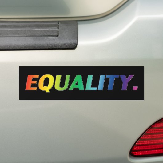 Gleichheit / Stolz Regenbogenfarben Autoaufkleber (Auf Auto)
