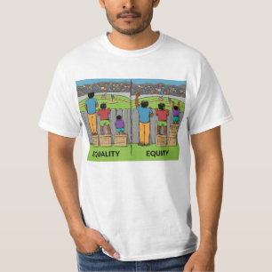 Gleichheit vs. Fairness – Inspiration für soziale  T-Shirt
