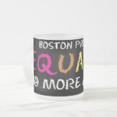 Gleichheits-mattierte Tasse (Vorderseite Links)