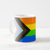 Gleichheitsflagge Kaffeetasse (Vorderseite Links)