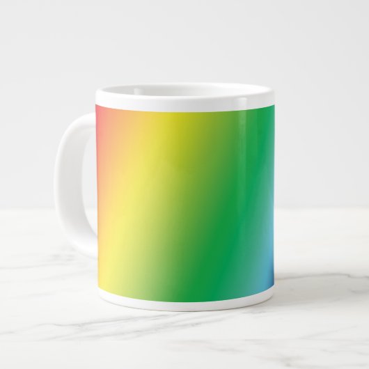 Gleichheitsstolz auf Regenbogenfarben - Spezialitä Jumbo-Tasse (Vorderseite Links)