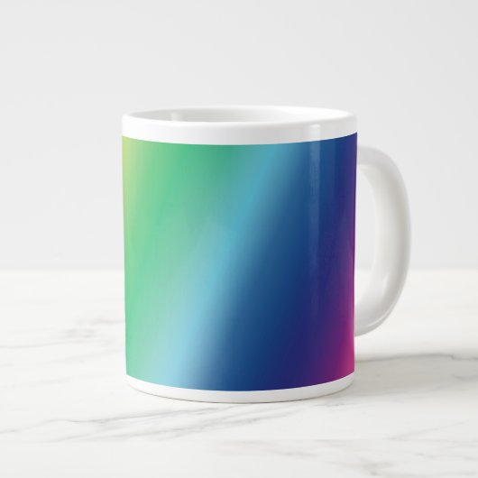 Gleichheitsstolz auf Regenbogenfarben - Spezialitä Jumbo-Tasse (Vorderseite Rechts)