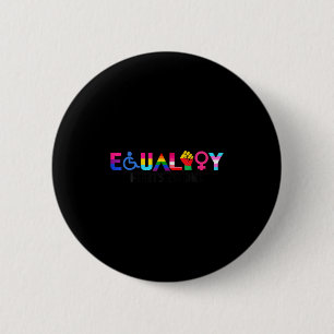 Gleichheitsstolz Regenbogen Lgbtq Feministische Be Button
