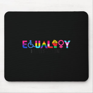 Gleichheitsstolz Regenbogen Lgbtq Feministische Be Mousepad