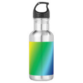 Gleichheitsstolz Regenbogenfarben - Wasserflasche (Vorderseite)
