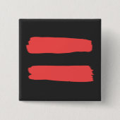 Gleichheitszeichen mit roter Farbe Button (Vorderseite)