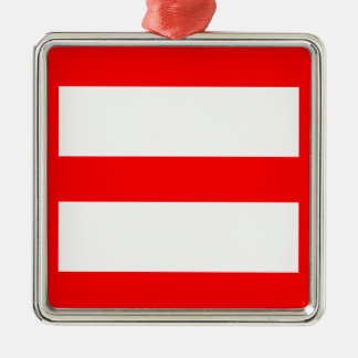 Gleichheitszeichen Silbernes Ornament