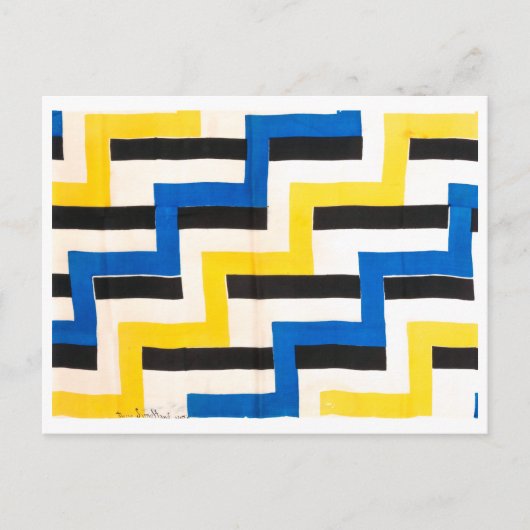 Gleichlaufgewebe | Sonia Delaunay | Postkarte (Vorderseite)