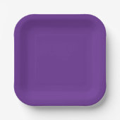 Gleichmäßiger violetter Hintergrund mit subtiler v Pappteller (Vorderseite)