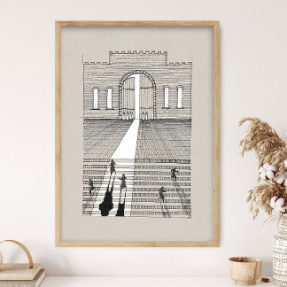 Gleichnis von den zehn Jungfrauen, Jesus Kunstwerk Poster
