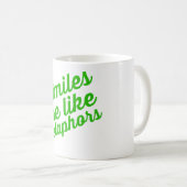 Gleichnisse sind wie Metapher-Tasse Kaffeetasse (VorderseiteRechts)