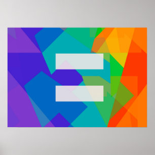 Gleichrangig (LGBT) Poster