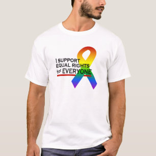 GLEICHRECHTE UNTERSTÜTZEN Shirt, wählen Sie Stil & T-Shirt