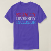 Gleichstellung der Diversitys - Integration Rot We T-Shirt (Design vorne)