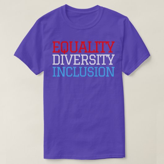 Gleichstellung der Diversitys - Integration Rot We T-Shirt (Design vorne)