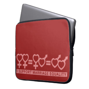 Gleichstellung der Ehen / Eine Liebe angepasster L Laptopschutzhülle