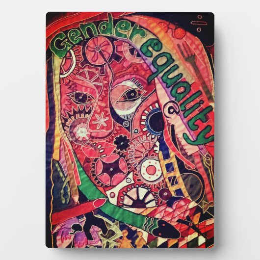 Gleichstellung der Geschlechter Fotoplatte (Vorderseite)