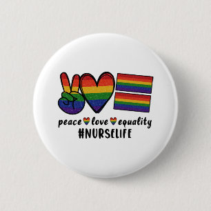 Gleichstellung der Lieben für LGBT Button