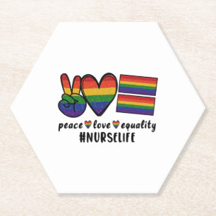 Gleichstellung der Lieben für LGBT Untersetzer