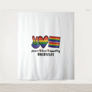 Gleichstellung der Lieben für LGBT Wandteppich