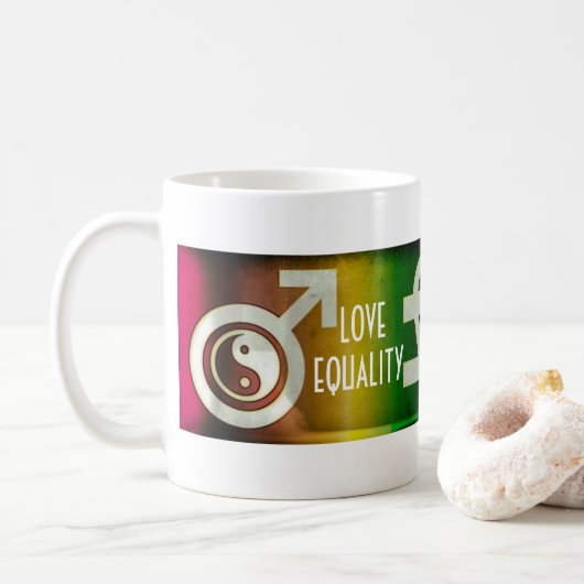 Gleichstellung der Lieben Kaffeetasse (Mit Donut)