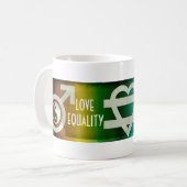 Gleichstellung der Lieben Kaffeetasse (Vorderseite Links)