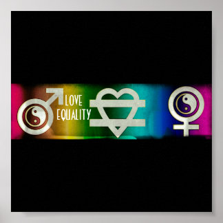Gleichstellung der Lieben Poster