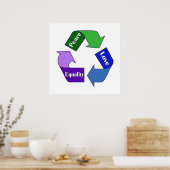 Gleichstellung der Lieben Poster (Küche)