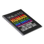 Gleichstellung der Menschenrechte - LGBT-Bewusstse Notizblock (Rechte Seite)