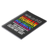 Gleichstellung der Menschenrechte - LGBT-Bewusstse Notizblock (Linke Seite)