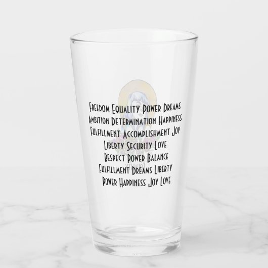 Gleichstellung - Starke Frauen-Sammlung Glas (Rückseite)