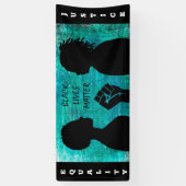 Gleichstellung und Gerechtigkeit im Schwarzen Lebe Banner (Vertikal)