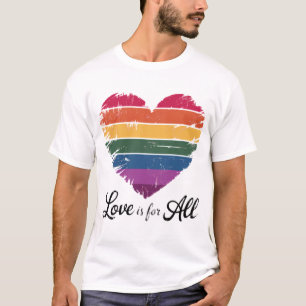 Gleichstellung und Liebe der Gays Pride sind für a T-Shirt