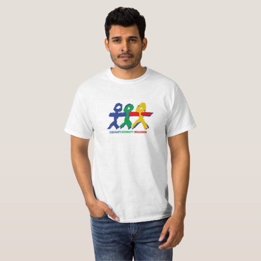 Gleichstellung von Diversity und Integration T - S T-Shirt (Vorne ganz)