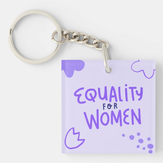 Gleichstellung von Frauen und Männern Schlüsselanhänger (Vorderseite)