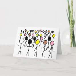 Gleichstellung von Stickmen Karte