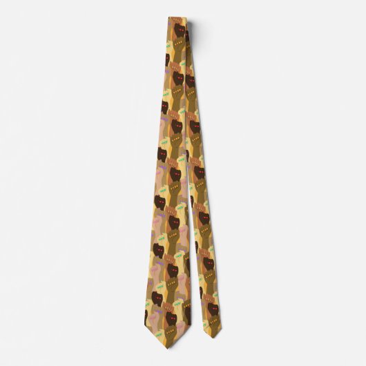 Gleichstellungsfaust Krawatte (Vorderseite)