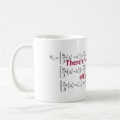 Gleichung, dort ist kein i in Mathe! , oh Kaffeetasse (Links)