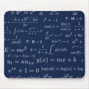 Gleichungen der Mathe-und Mousepad